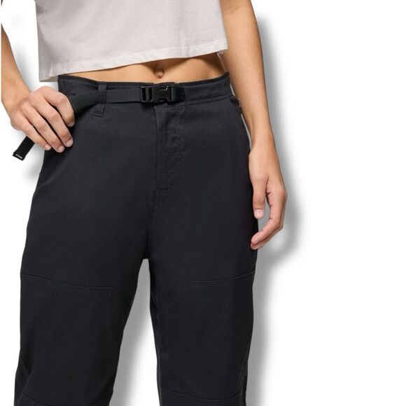 NWT prAna Stretch Zion Cinch Pant Womens Size Large L In Black - Picture 4 of 8